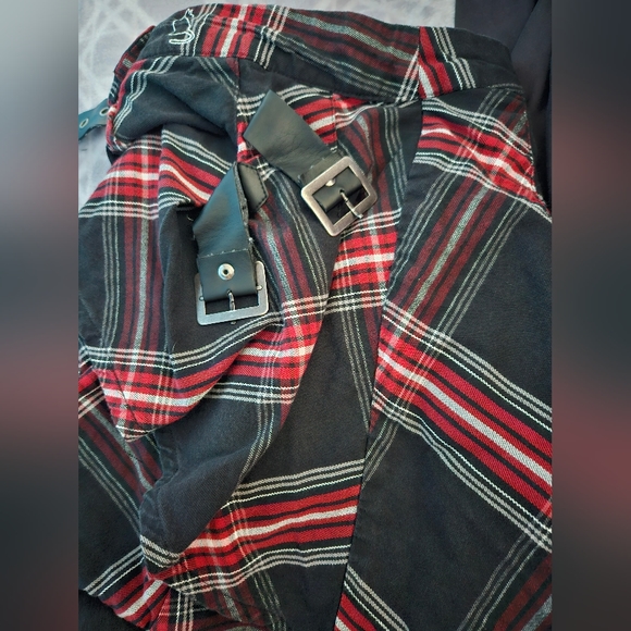 Hot Topic Chilling Adventures Of Sabrina Retro Plaid Buckle Skirt - Picture 8 of 12